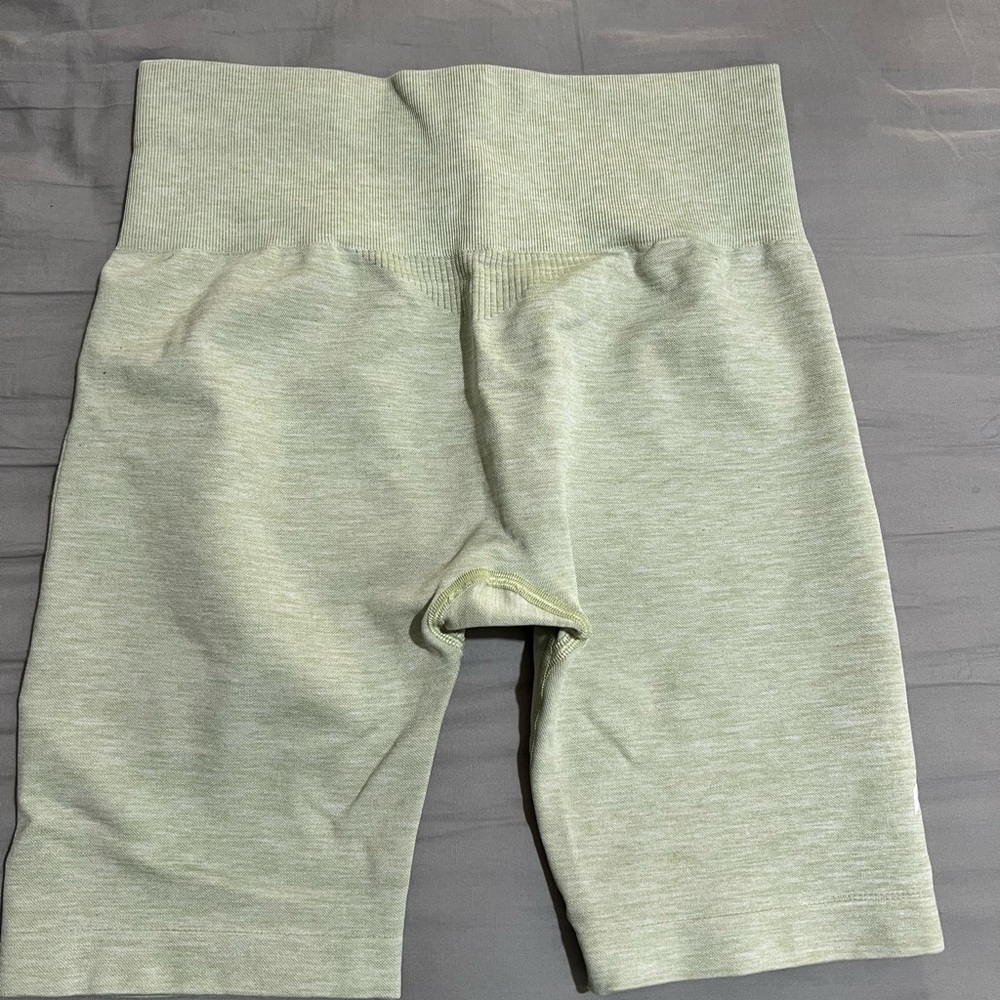 Oner active classic seamless short, color- pistachio marl - Picture 3 of 3